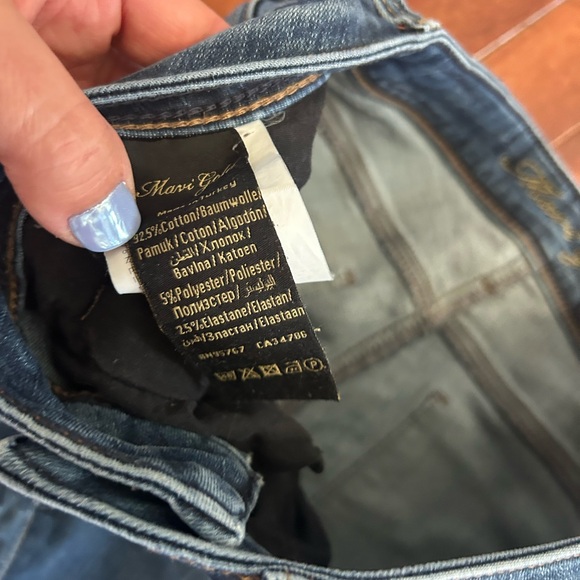 Mavi Alexa Blue Denim Skinny Jeans Size 27/32 - Picture 3 of 7